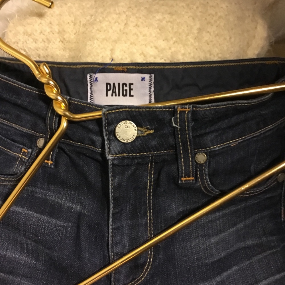 Paige Hoxton Ultra Skinny Dark Wash Jeans Size 25